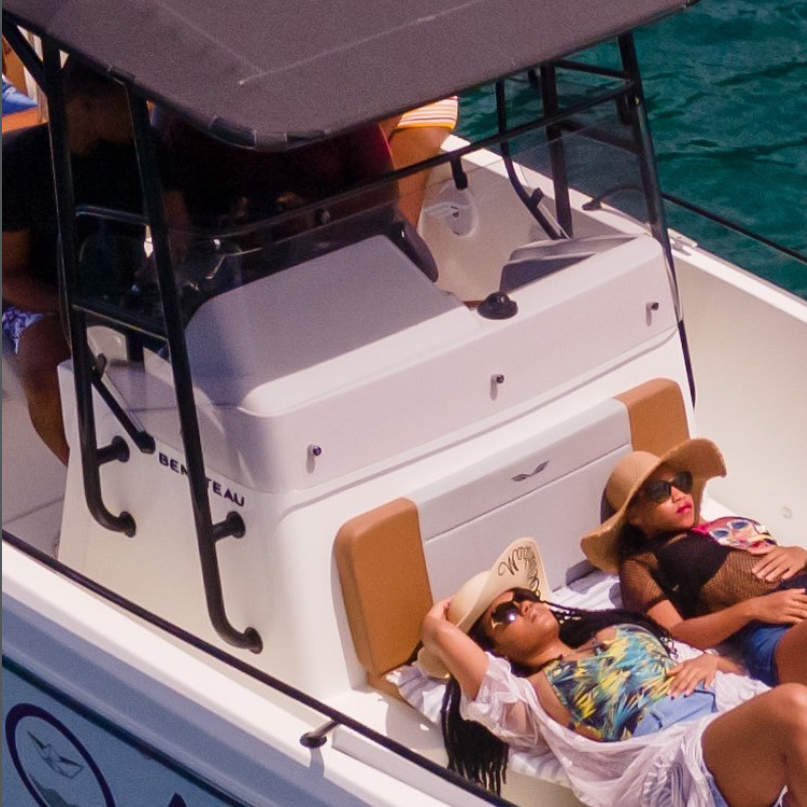 Relaxing on board with KANOA
